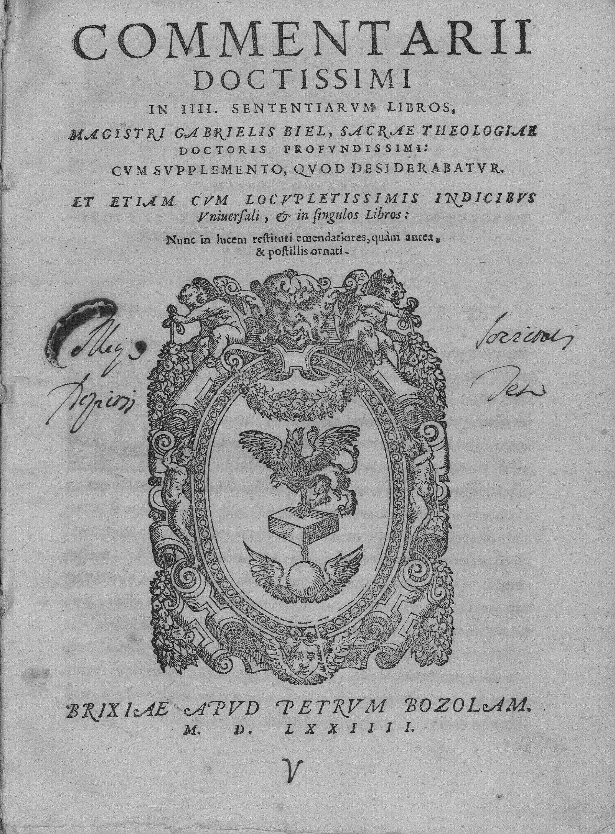 Gabriel Biel Foto