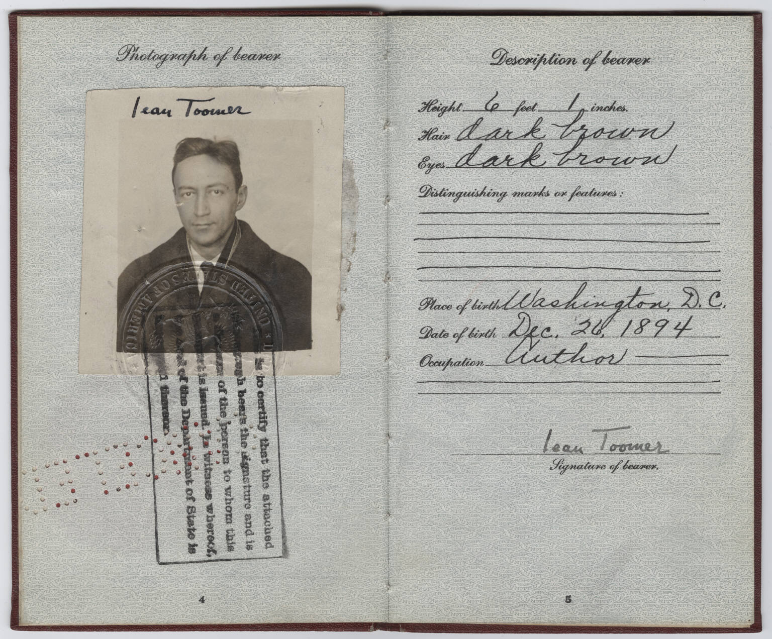 Jean Toomer Foto