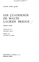 Los cuadernos de Malte Laurids Brigge